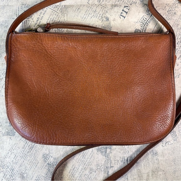 Madewell The Simple Crossbody Leather Bag Brown - Picture 2 of 12